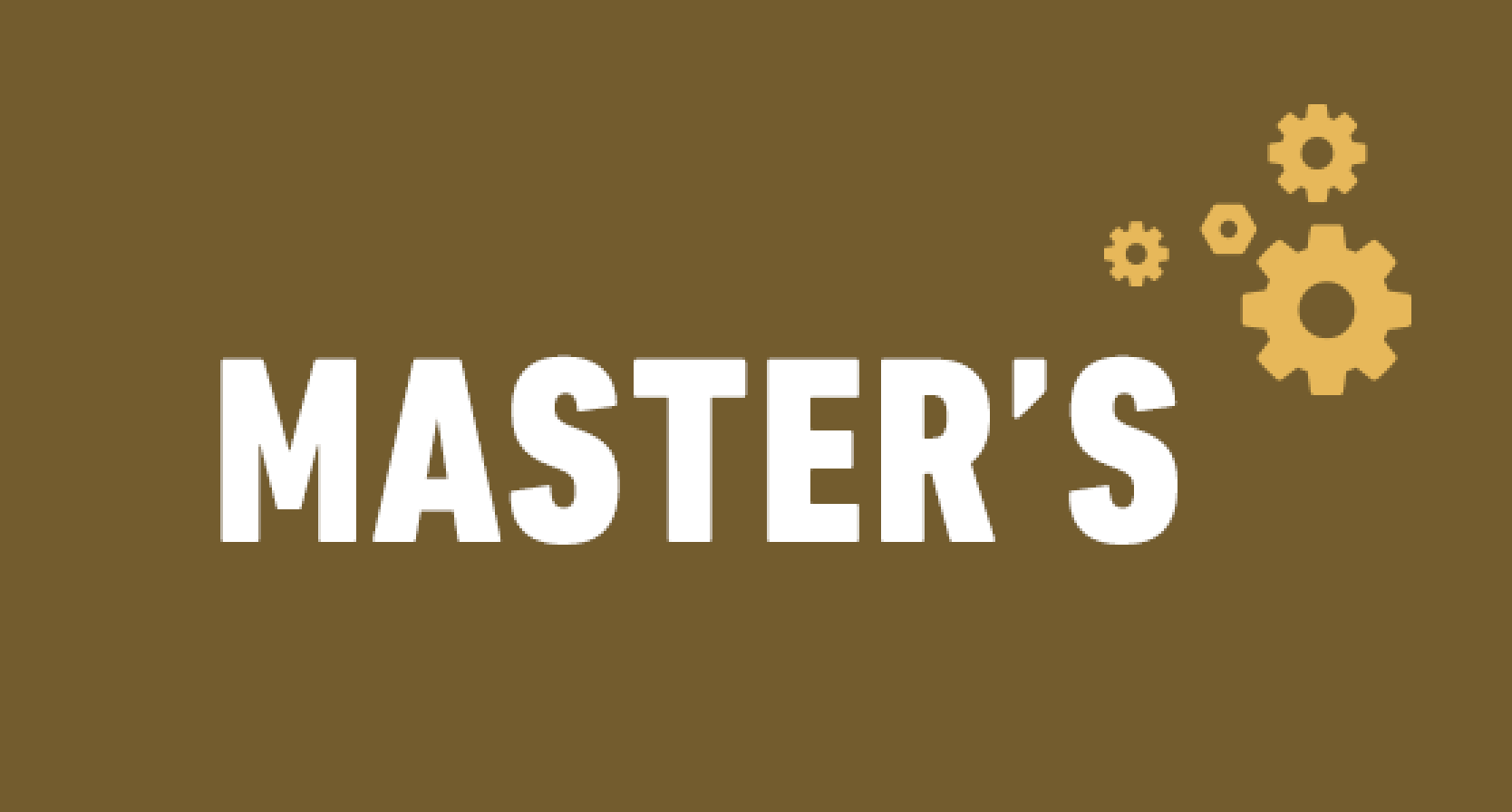 Master's sign