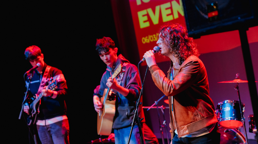 Music students live performance