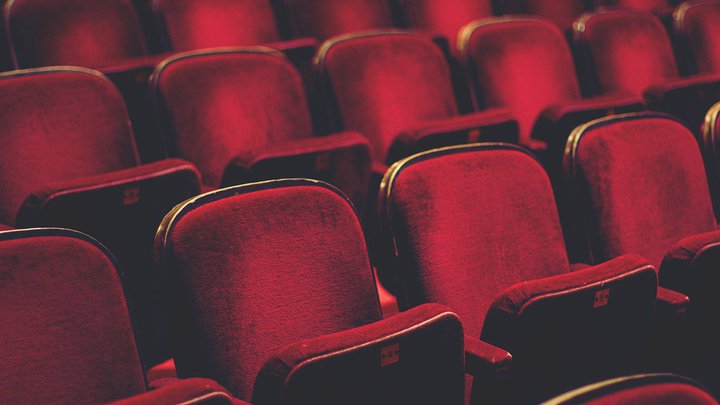 Red theatre seats