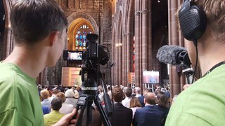 The Manchester College students interview with the Archbishop of Canterbury