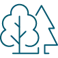 icon of two trees