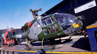Helicopter arrives at Openshaw