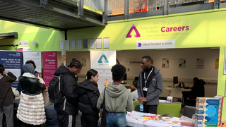 Students and staff at Industry Week