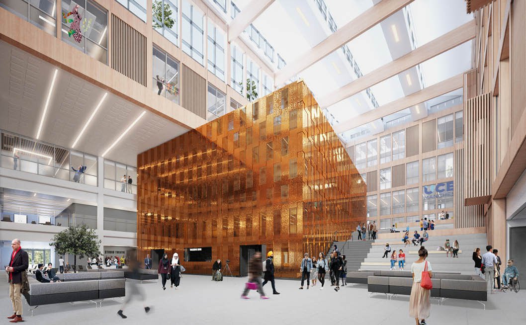 Computer generated image of City Campus Manchester
