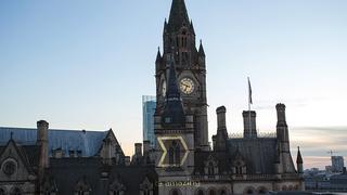 Gobo on Manchester Town Hall