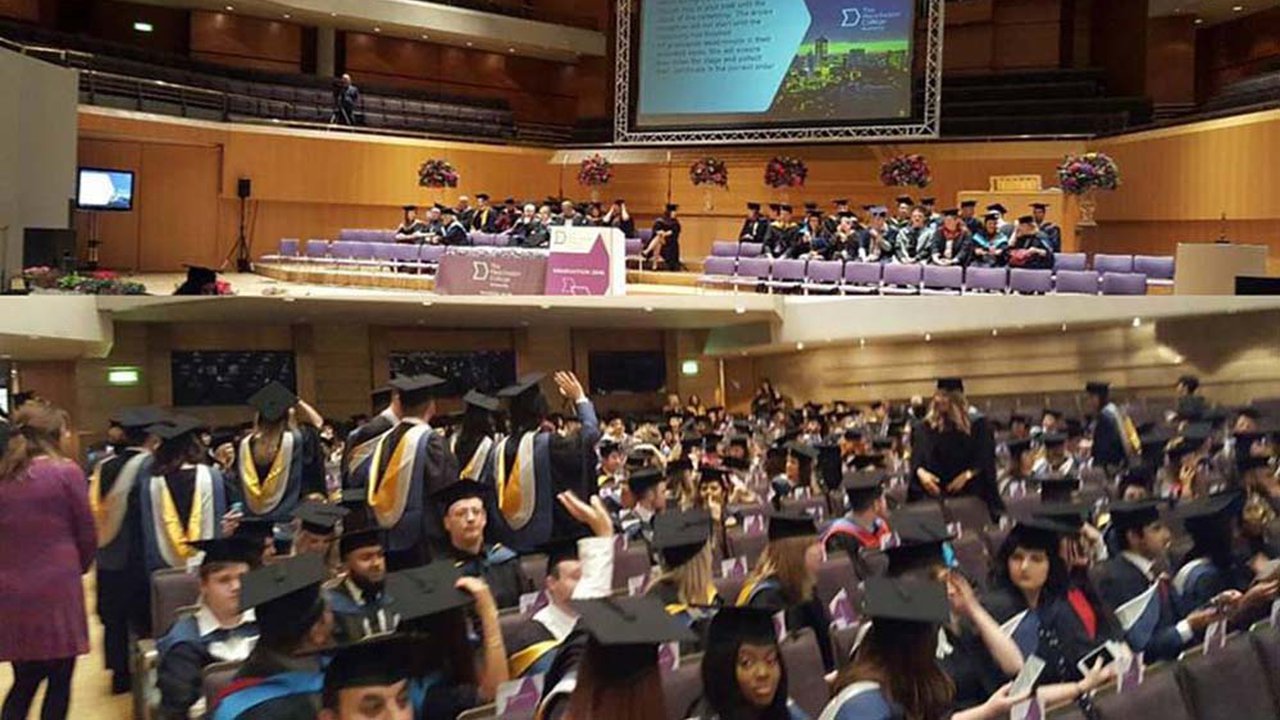 Graduates at Bridgewater Hall