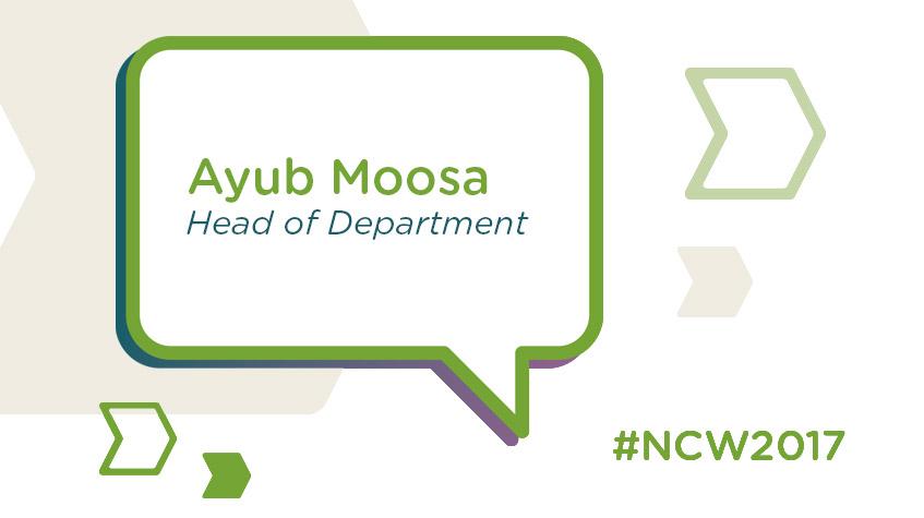 Ayub Moosa quote