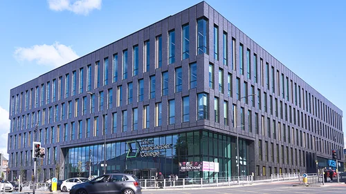 Exterior view of City Campus Manchester