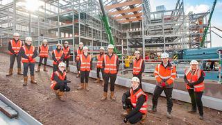 Willmott Dixon scholarship group at The Manchester College
