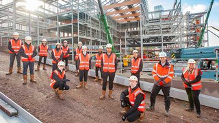 Willmott Dixon scholarship group at The Manchester College