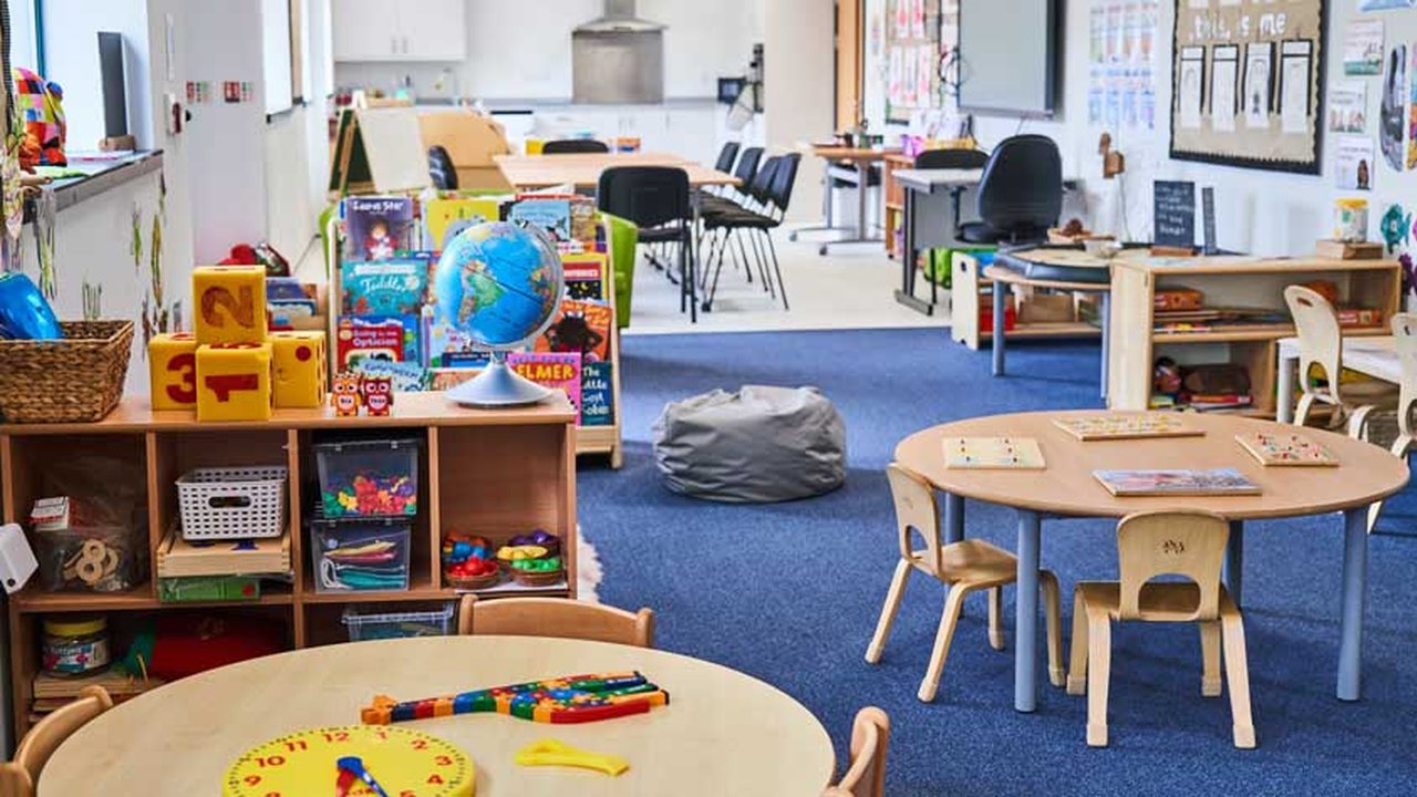 Photograph of nursery at The Manchester College's Openshaw campus