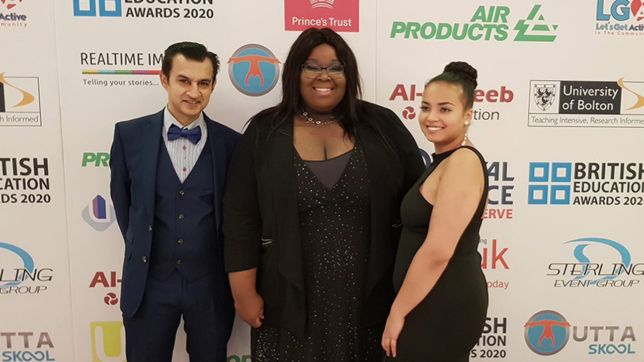 Venus Ubah at the BEAwards 2020