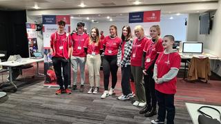 Students from the College’s Industry Excellence Academy for Creative and Digital Media