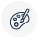 Black outline icon of a paint palette and brush on a white background.