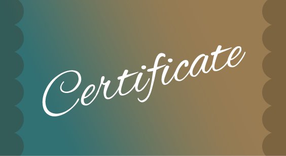 Certificate sign