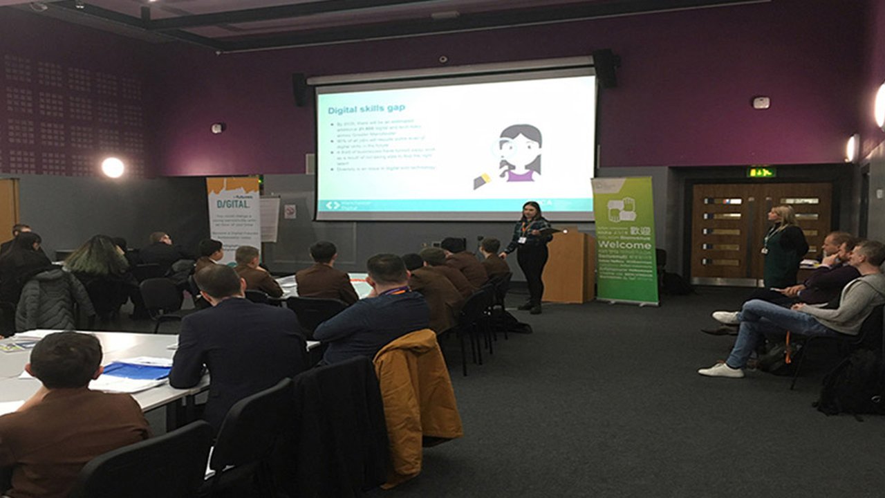 Presentation at the digital careers day