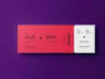 Virgin Atlantic flight ticket design