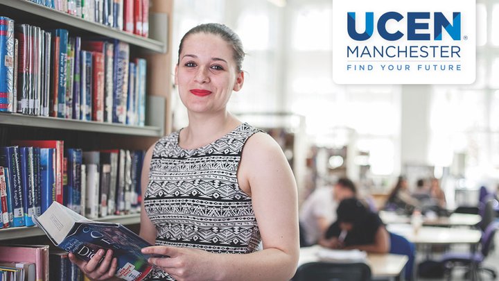 A woman holding a book