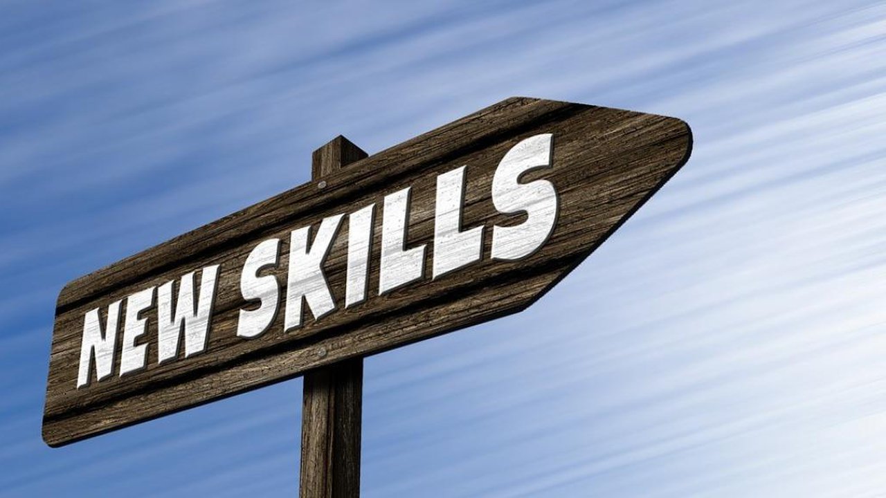 New Skills sign