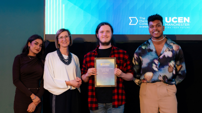 Students and staff at Student Awards