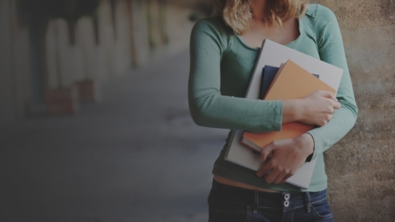 person holding a book