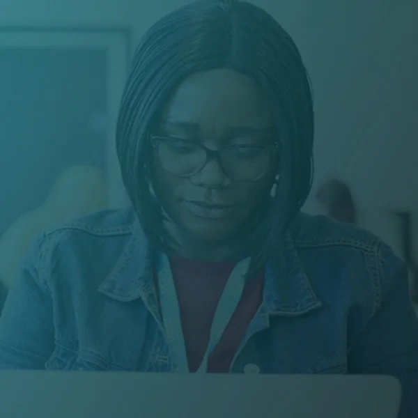 A learner focusing on work