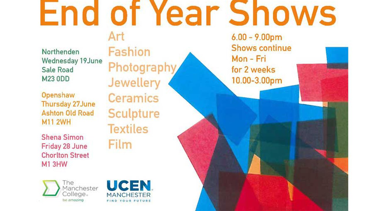 The Manchester College and UCEN Manchester's End of Year Show