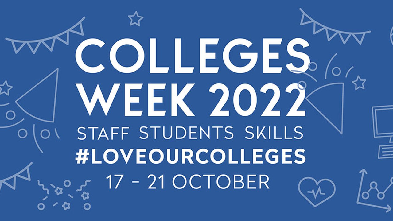 Colleges Week 2022 banner created by the Association of Colleges.
