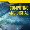 Person working on a computer with code displayed on screen, with the words ‘COMPUTING AND DIGITAL’ shown at the top.