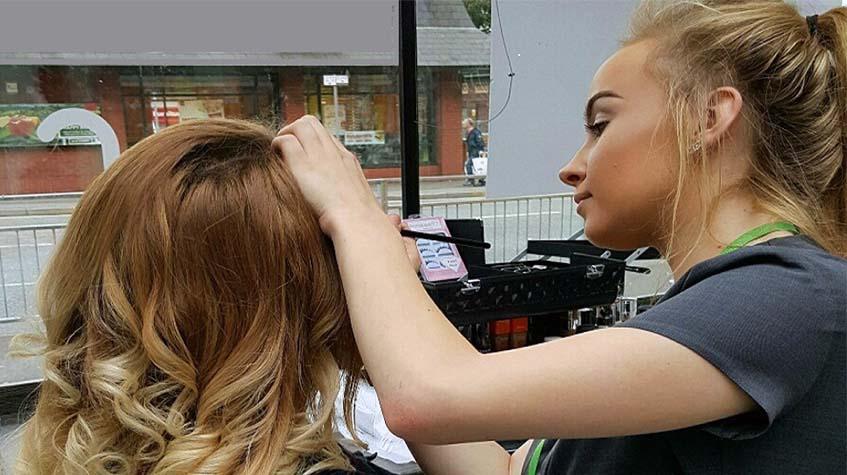 Students give out free hair and beauty treatments in Harpurhey
