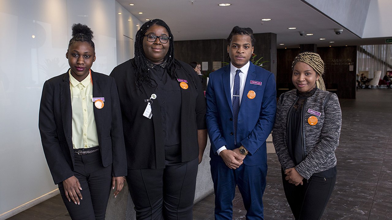 students take over the running of Crown Plaza Hotel